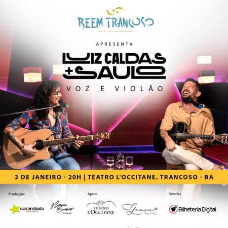 Beem Trancoso estreia com show de Luiz Caldas e Saulo no Teatro L’Occitane 6