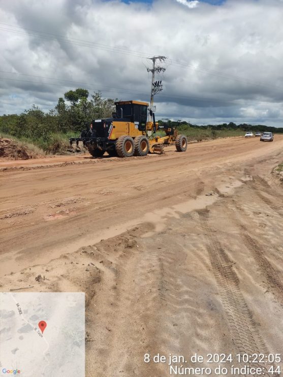 Estrada entre Trancoso e Caraíva recebe manutenção 16
