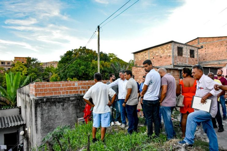 Prefeito Jânio Natal vistoria obras no Baianão 15