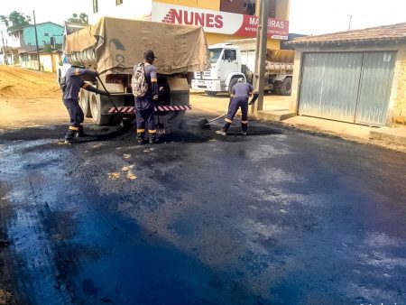 Asfalto chega ao distrito de Vera Cruz 11