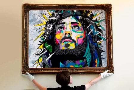 Faces de Cristo em cores vibrantes: Exposição de D’jane Silper encanta Teixeira de Freitas 12