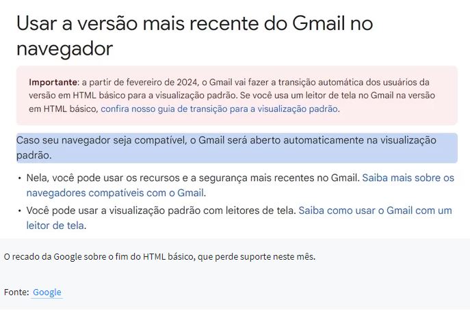 Gmail será encerrado pelo Google? Entenda mudança no serviço 8