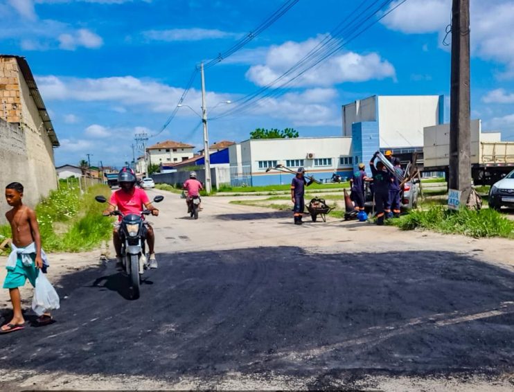 Ruas do bairro Paraguai recebem operação tapa-buracos 9