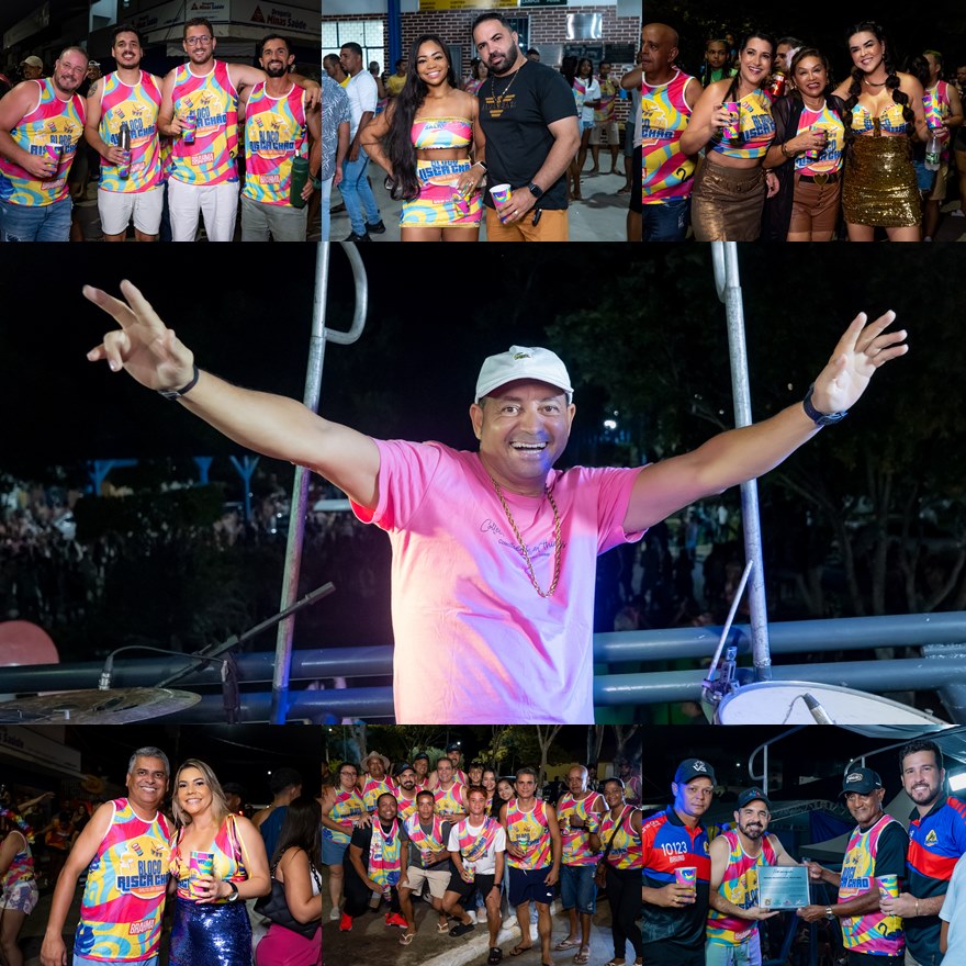 Bloco Risca Chão é sucesso absoluto no Salto Folia 2024, com a banda Trivelada 30