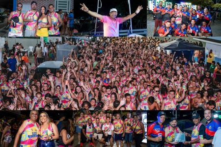 Bloco Risca Chão é sucesso absoluto no Salto Folia 2024, com a banda Trivelada 4