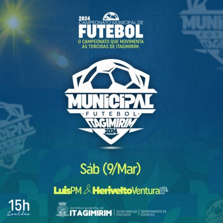 Campeonato Municipal de Futebol de Itagimirim começa neste fim de semana 12