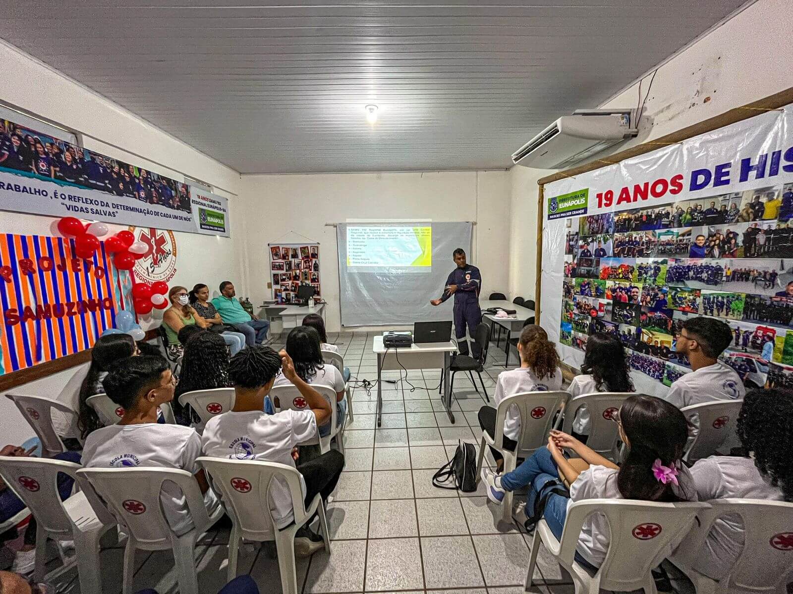 Prefeitura de Eunápolis inicia projeto-piloto “Samuzinho” para estudantes com aulas sobre o SAMU192 5