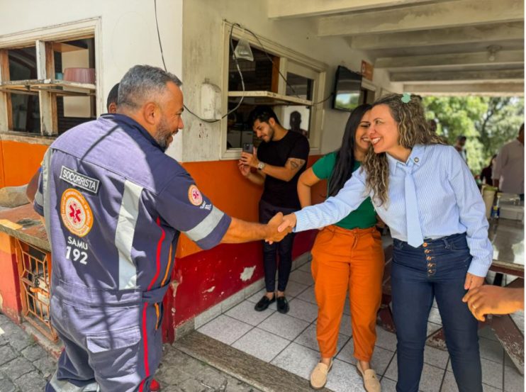 Durante visita ao SAMU, Cordélia propôs mais mudanças e equipe elogiou o cuidado que a prefeita tem tido com o serviço 9