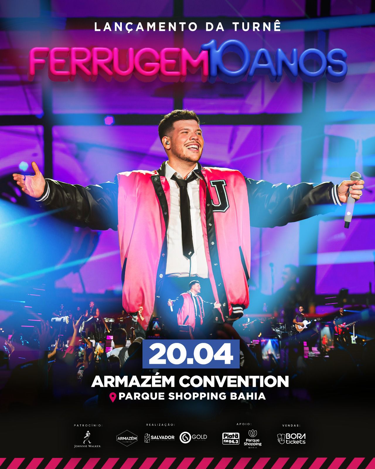 Ferrugem reunirá os maiores sucessos de sua carreira em turnê comemorativa 2