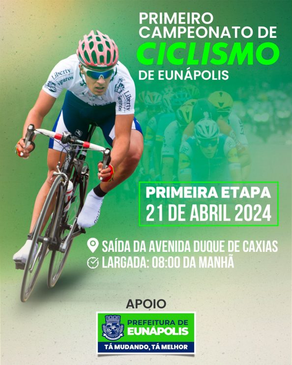 Prefeitura de Eunápolis apoia 1º Campeonato de Ciclismo e outros eventos deste fim de semana no município Prefeitura de Eunápolis apoia 1º Campeonato de Ciclismo e outros eventos deste fim de semana no município 4