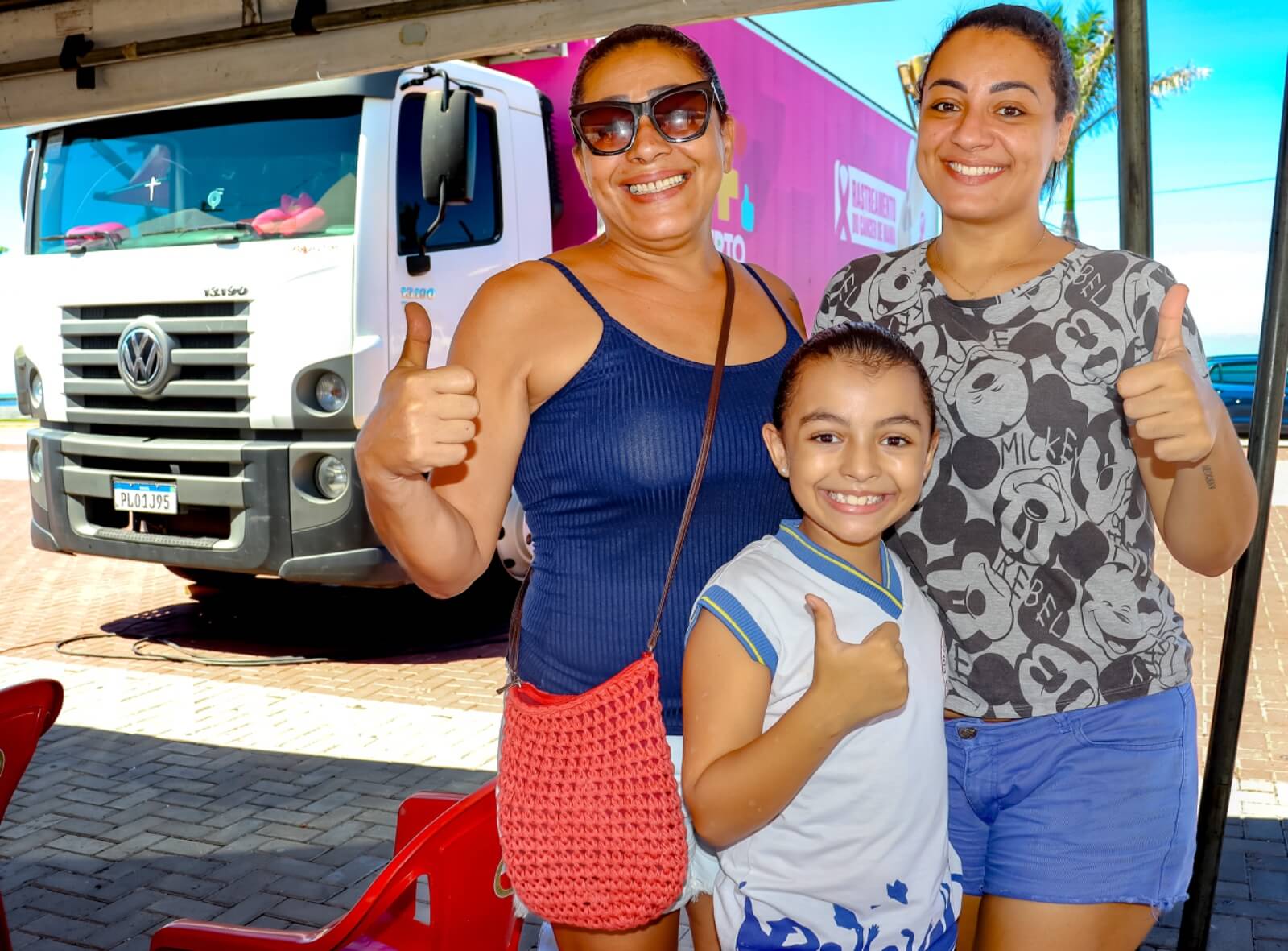 Carreta do rastreamento do câncer de mama chegou na Passarela da Cultura 5