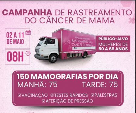 Prefeitura de Eunápolis recebe campanha estadual de rastreamento do câncer de mama para mulheres entre 50 e 69 anos 7