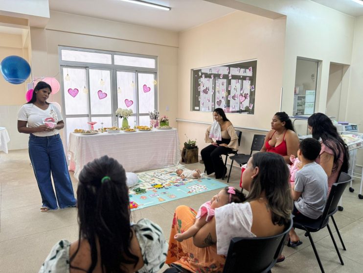 Prefeitura de Eunápolis realiza mais uma edição de projeto que acolhe e homenageia as mamães que tiveram seus bebês na Casa de Parto Lulu Parteira 11