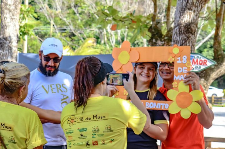 Maio Laranja: evento alusivo ao combate do abuso sexual de crianças e adolescentes foi promovido na Rotatória 2 12