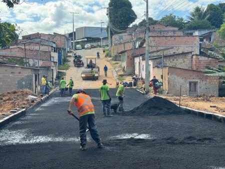 Obras em andamento: ladeira que liga Juca Rosa a Rosa Neto já está em processo de pavimentação asfáltica 113