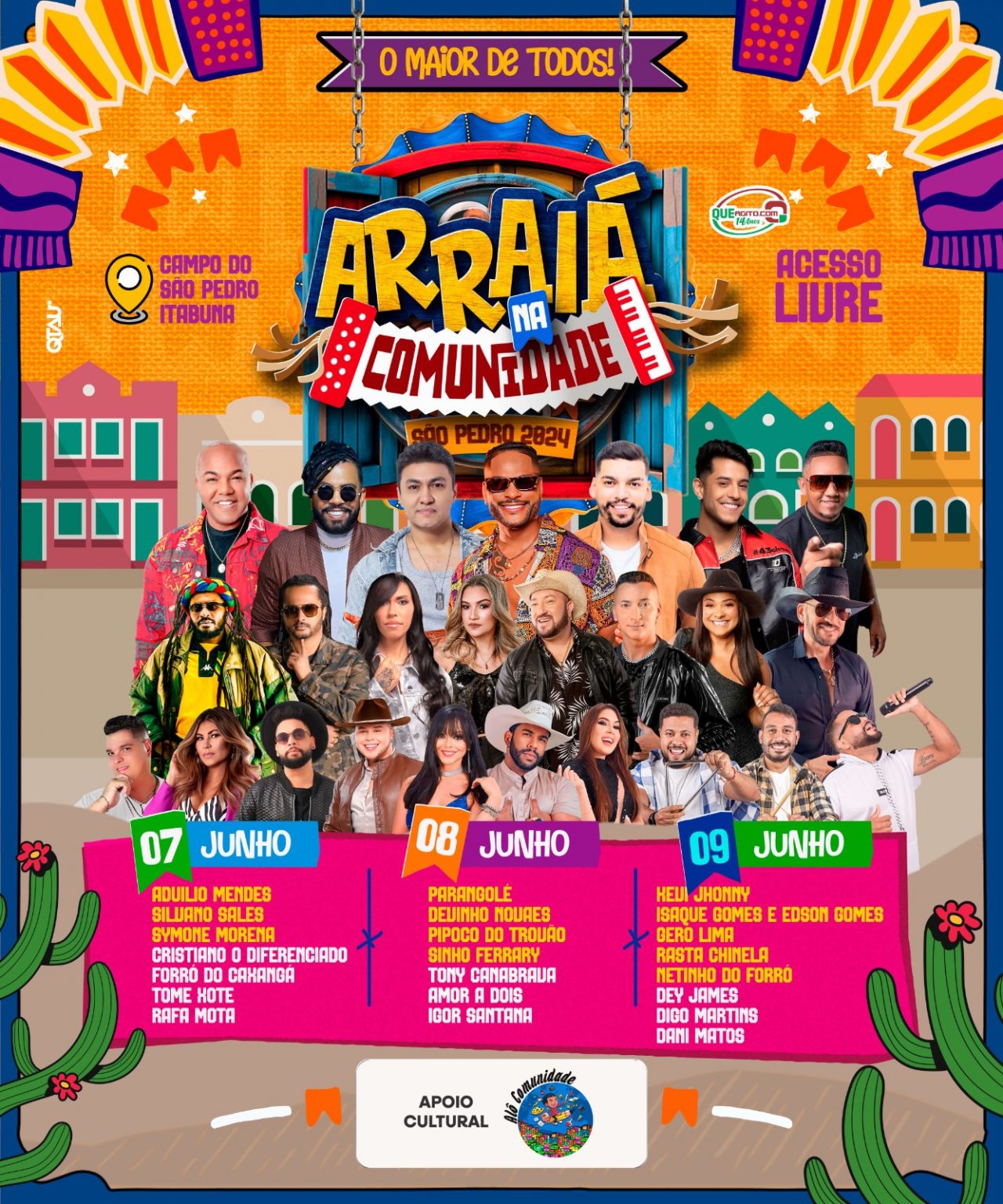 Arraiá na Comunidade promete muito forró e animação Arraiá na Comunidade promete muito forró e animação 5