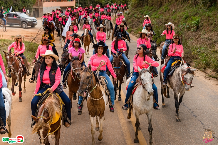 _DSC1021 Centenas de amazonas abrilhantaram as ruas de Frei Gaspar, durante a 4ª Cavalgada do Batom 1000
