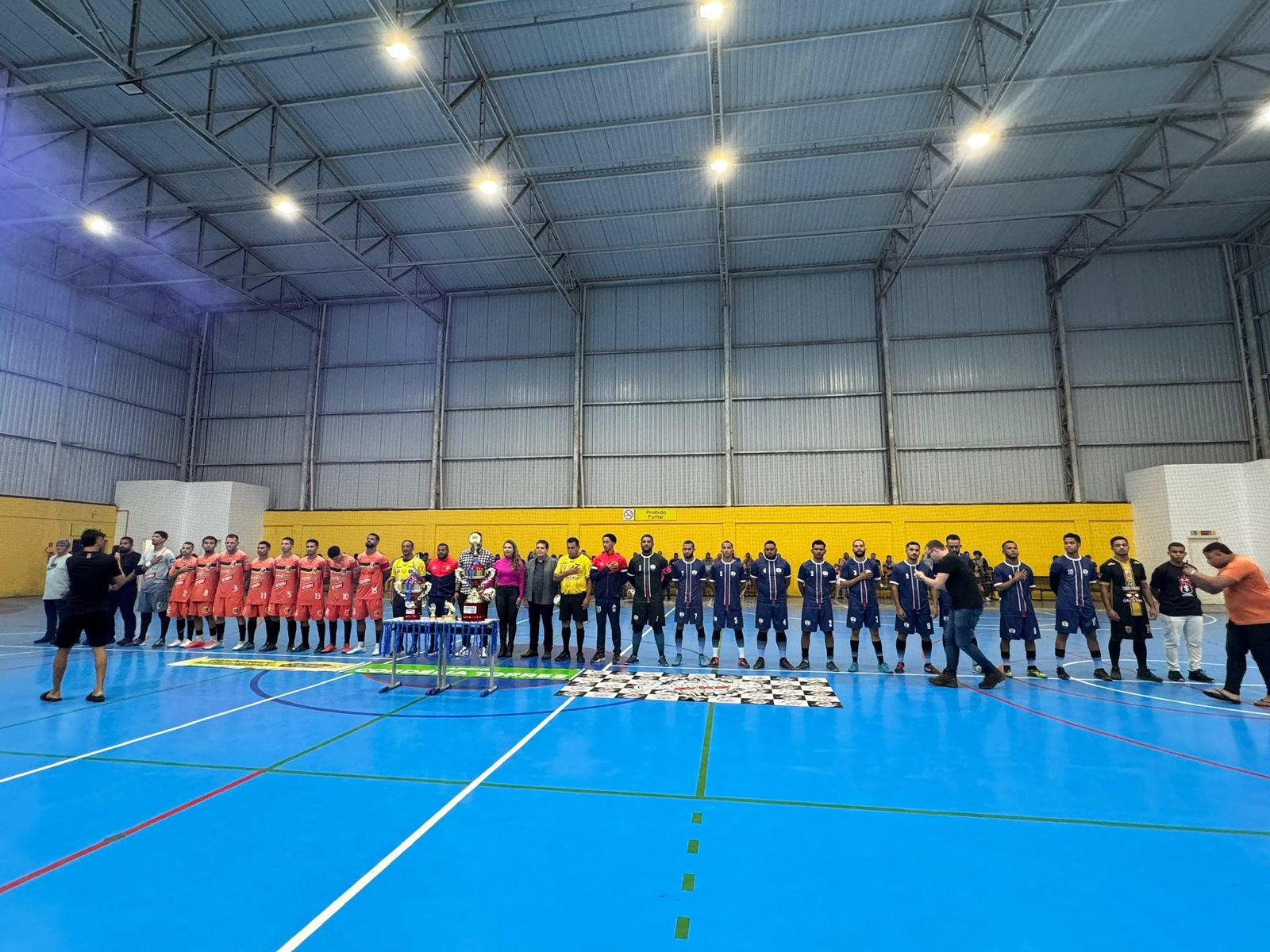 Prefeita Cordélia apoia Campeonato Evangélico de Futsal na Estação Cidadania 7