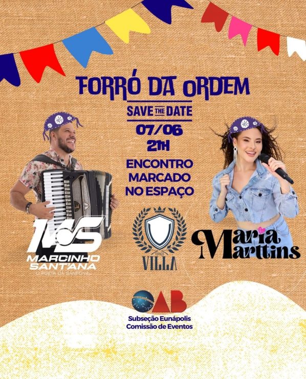 6ª edição do Forró da Ordem promete agitar Eunápolis nesta sexta-feira 6ª edição do Forró da Ordem promete agitar Eunápolis nesta sexta-feira 4