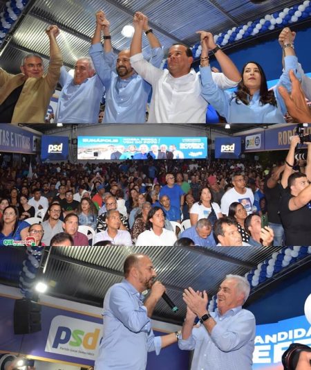 Robério atrai multidão para lançamento de sua pré-candidatura a prefeito de Eunápolis 13