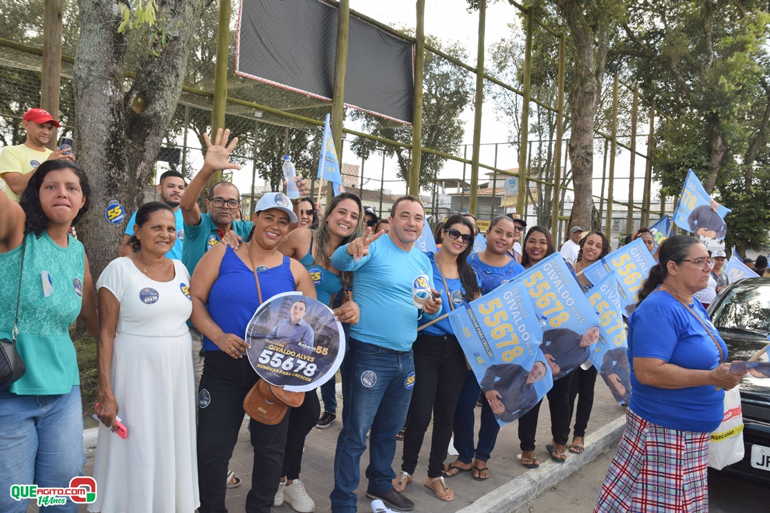 Robério Oliveira inaugura Comitê Central e realiza grande caminhada ao lado do povo 13