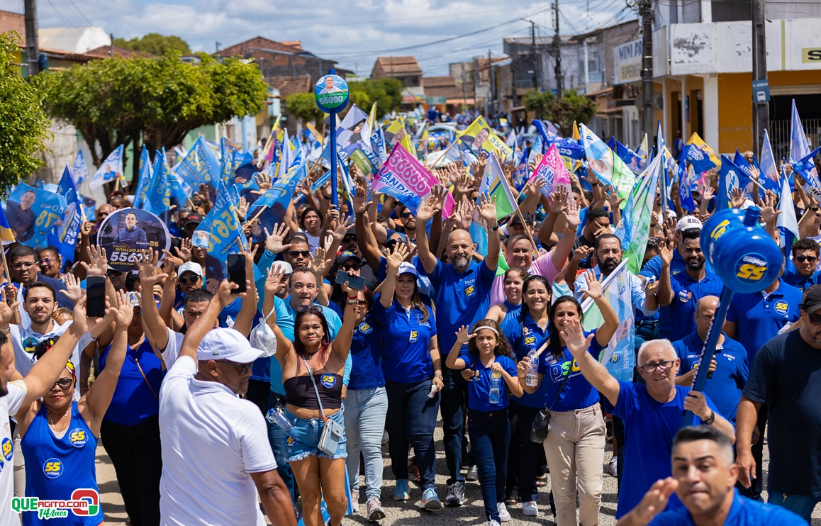 Robério Oliveira inaugura Comitê Central e realiza grande caminhada ao lado do povo 12