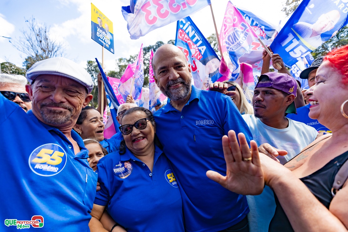 Robério Oliveira inaugura Comitê Central e realiza grande caminhada ao lado do povo 15