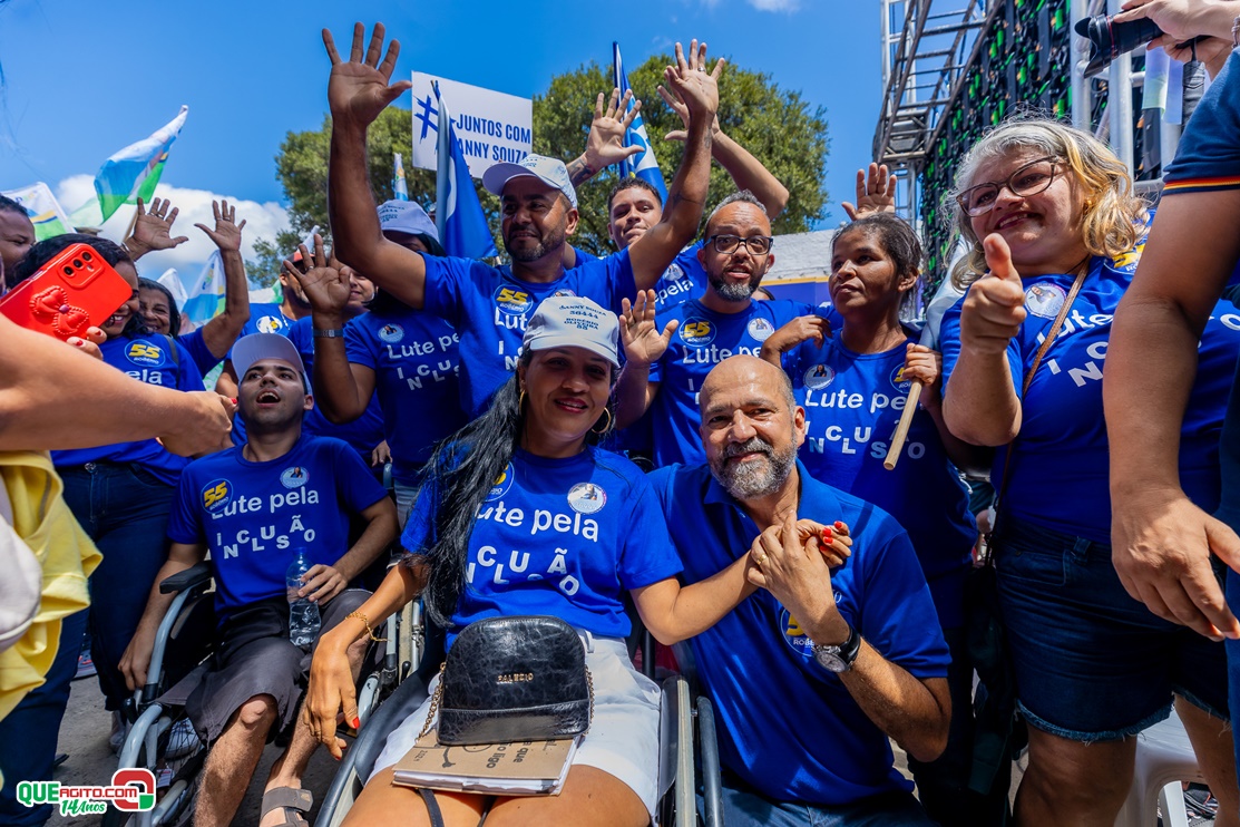 Robério Oliveira inaugura Comitê Central e realiza grande caminhada ao lado do povo 16