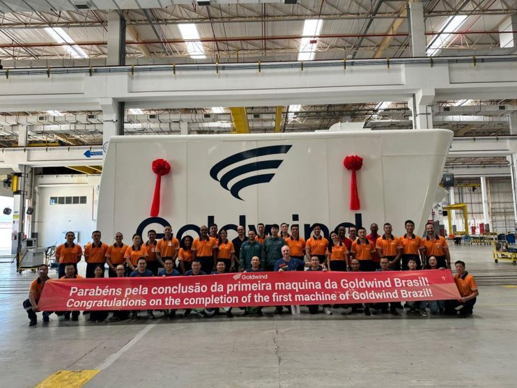 Pimeira nacelle da Goldwind fabricada em unidade baiana está pronta 5