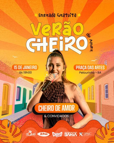 Ensaio de Verão do Cheiro de Amor começa nesta quarta, 15, no Pelourinho 10