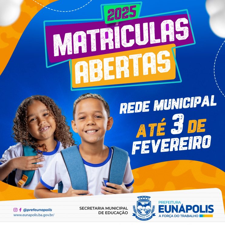 Eunápolis - Matrículas e rematrículas na rede municipal de ensino acontecem até 03 de fevereiro 4