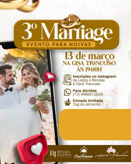 Vem aí a 3ª edição do Marriage (Evento Para Noivas) em Eunápolis 8