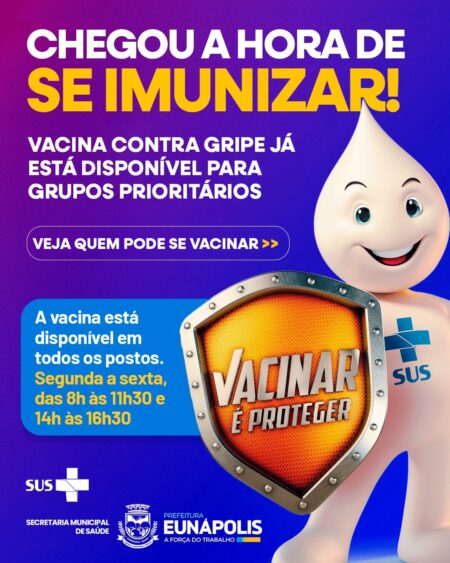 Eunápolis inicia campanha de vacinação contra a gripe 12
