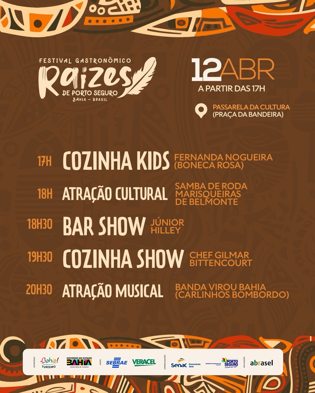 5º Festival Raízes de Porto Seguro terá aula-show com Chef Carmem Virgínia e celebra ancestralidade africana 7