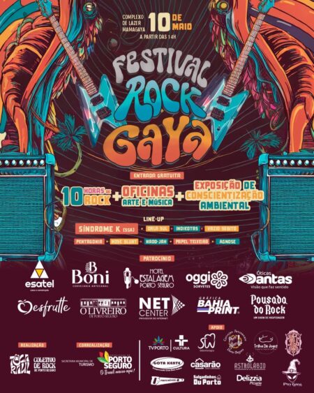Porto Seguro recebe o Festival Rock Gaya em celebração ao rock, arte e sustentabilidade 4
