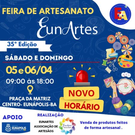 Com apoio da Prefeitura de Eunápolis, artesãos realizam a 35ª edição da Eunartes 5