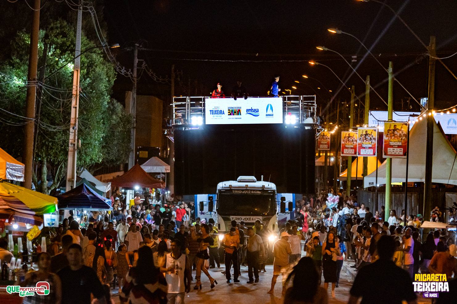 Abertura da Micareta Teixeira 40 Anos tem noite histórica com shows de Papazoni, É O Tchan e Timbalada 7