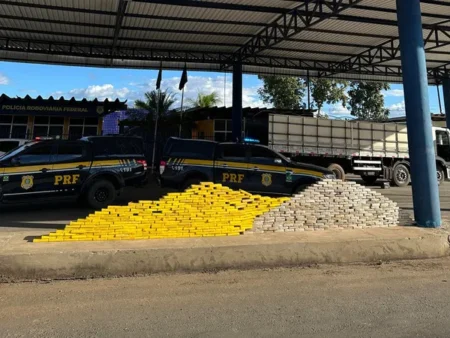 Quase 500kg de drogas são achados em fundo de caminhão em Barreiras 7