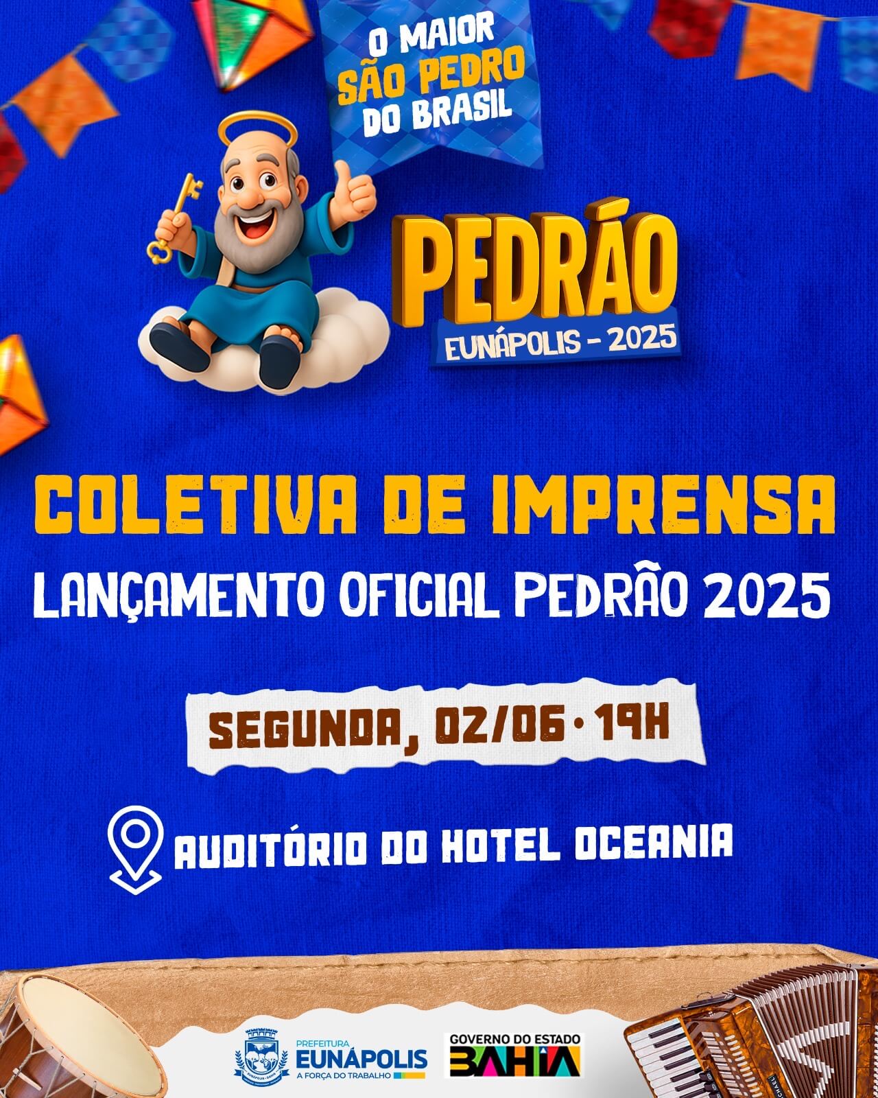 Prefeito Robério Oliveira lança Pedrão 2025 em Coletiva de Imprensa nesta segunda (2) 6