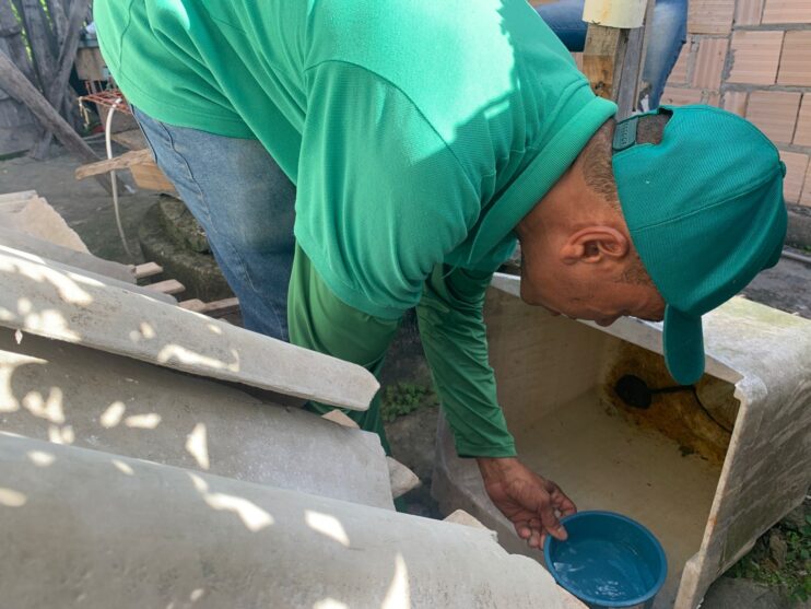 Ações de combate à dengue seguem intensificadas em Eunápolis; mutirão é realizado no bairro Juca Rosa 13