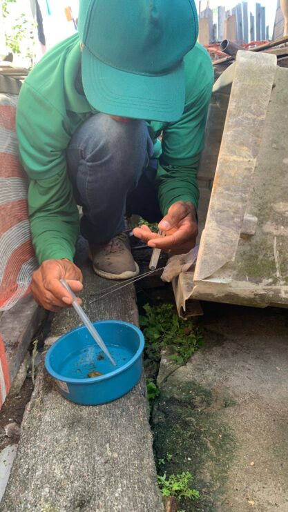 Ações de combate à dengue seguem intensificadas em Eunápolis; mutirão é realizado no bairro Juca Rosa 16