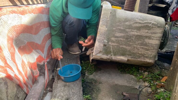 Ações de combate à dengue seguem intensificadas em Eunápolis; mutirão é realizado no bairro Juca Rosa 11