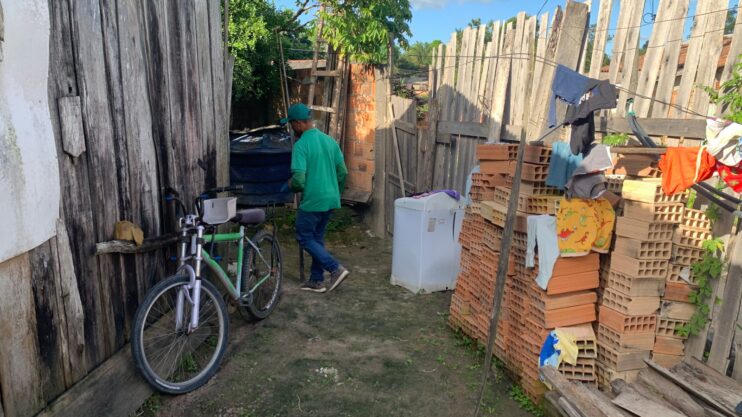 Ações de combate à dengue seguem intensificadas em Eunápolis; mutirão é realizado no bairro Juca Rosa 12