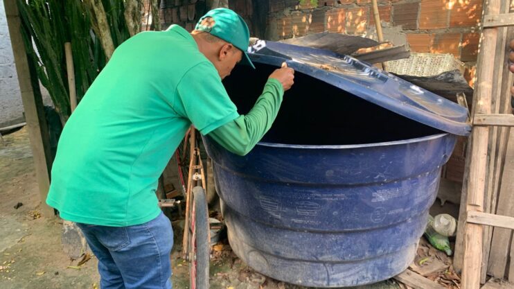 Ações de combate à dengue seguem intensificadas em Eunápolis; mutirão é realizado no bairro Juca Rosa 10