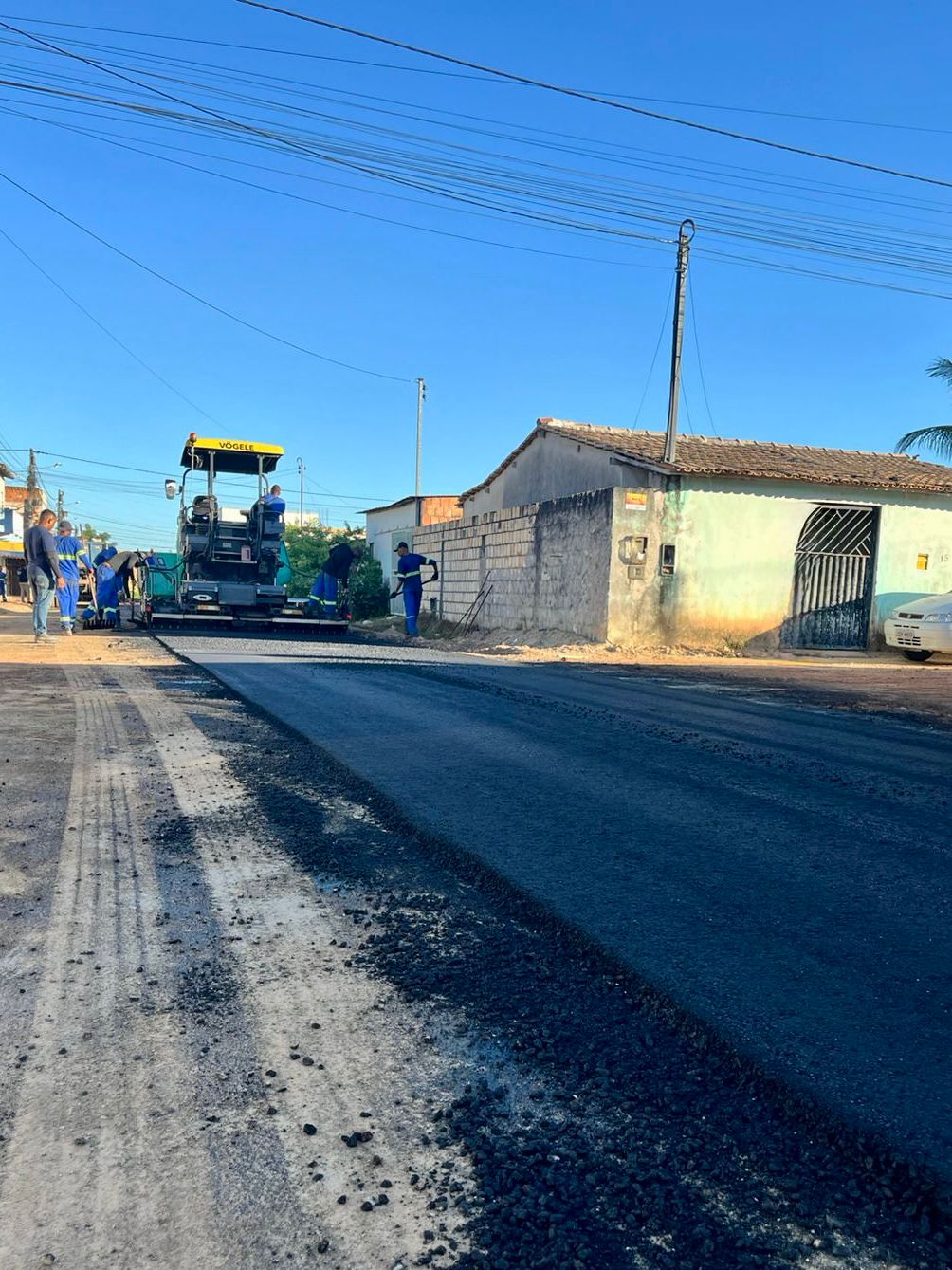 Prefeitura de Eunápolis avança com pavimentação no bairro Vila Olímpica 6