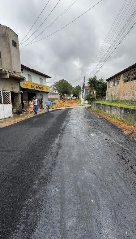 Obras de pavimentação avançam no Santa Lúcia 7