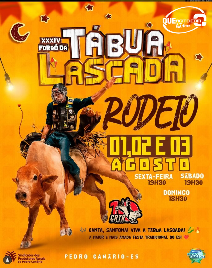 Pedro Canário se prepara para o XXXIV Forró da Tábua Lascada com três dias de festa e rodeio 22