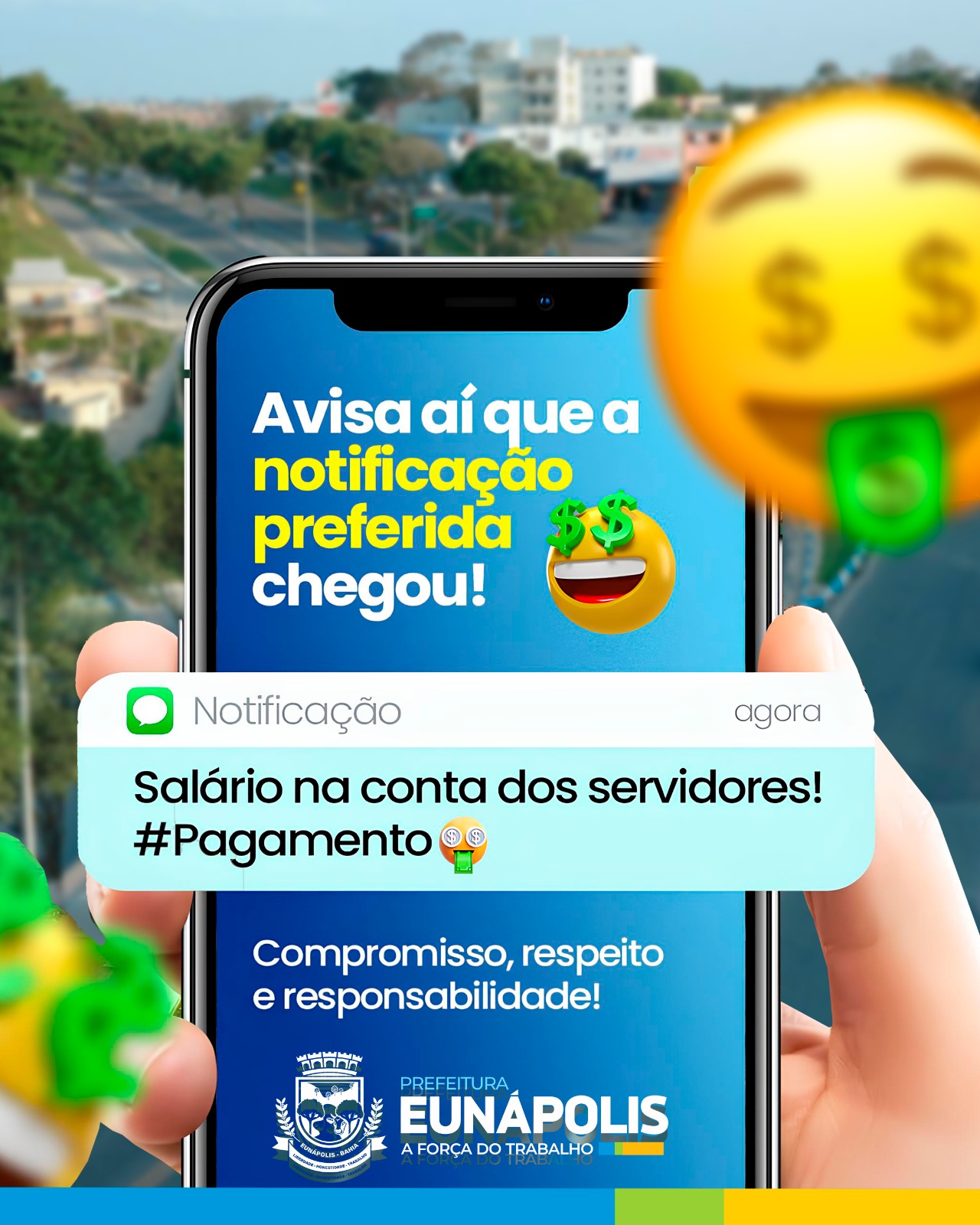 Salário antecipado! Prefeitura de Eunápolis inicia pagamento dos servidores nesta terça-feira (29) 4