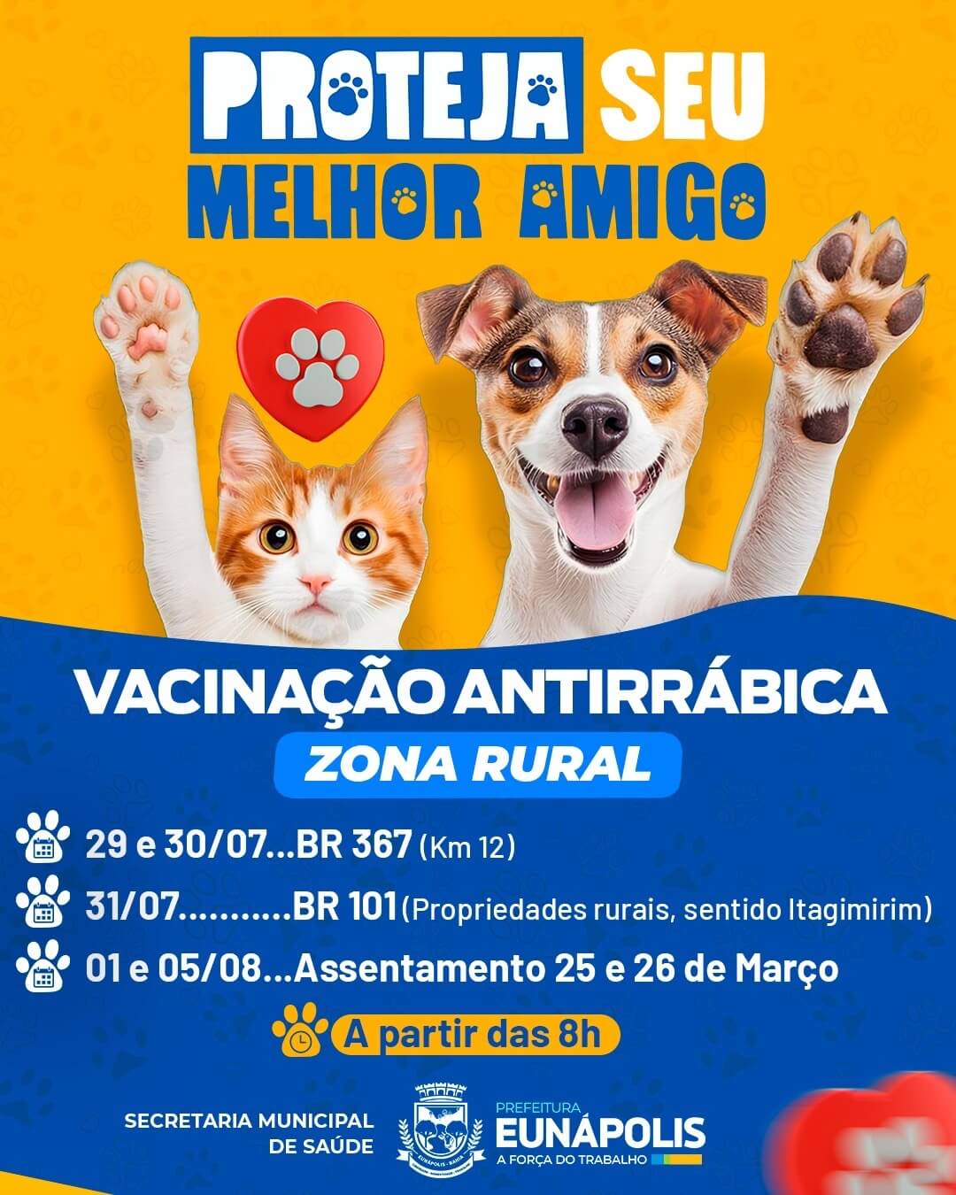 Eunápolis dá início à Campanha Antirrábica 2025 com ações na zona rural 4