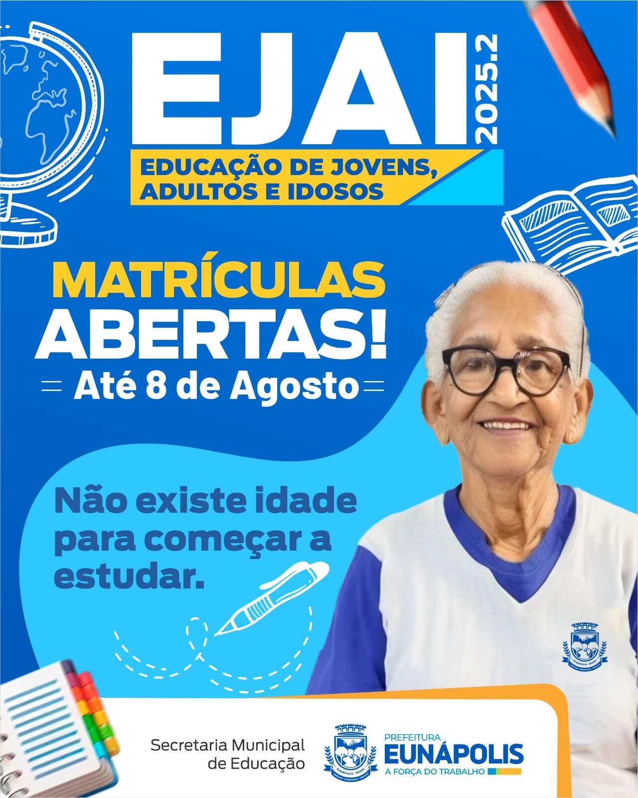 Eunápolis inicia hoje período de rematrículas da EJAI 4